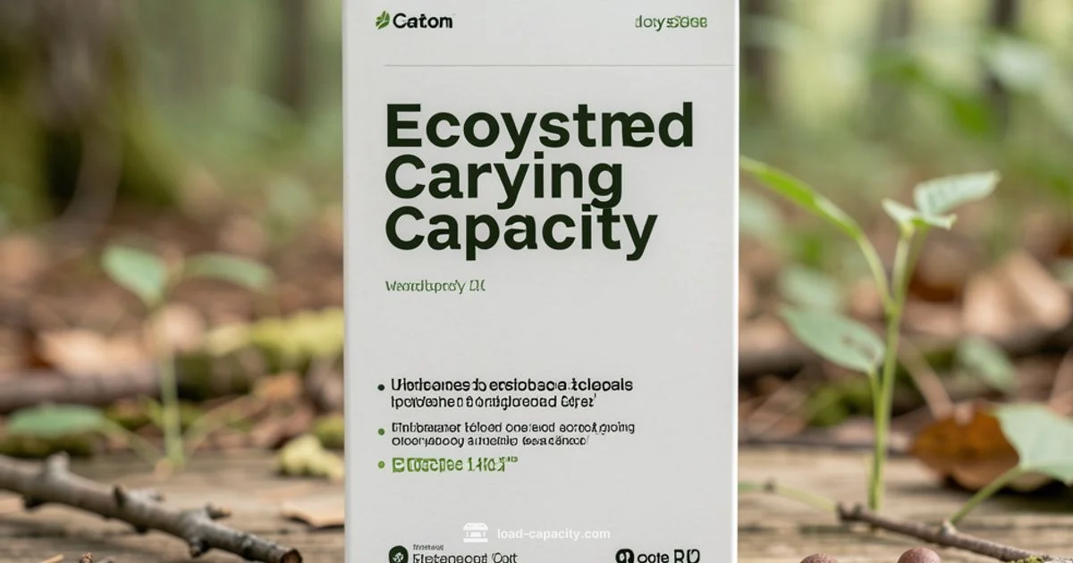 Carrying Capacity Basics Carrying Capacity Basics - Load Capacity