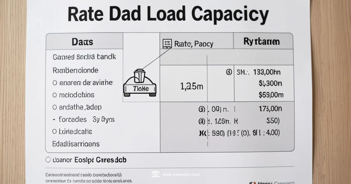 Rated Capacity Overview - Load Capacity