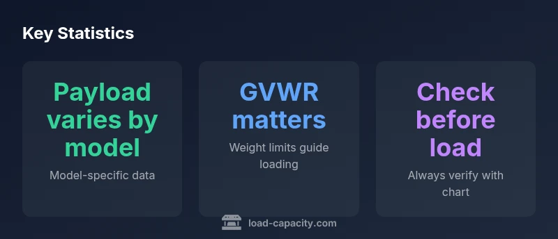 Infographic showing payload and GVWR relationships for pickup trucks