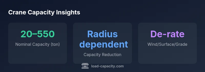 Infographic showing crane capacity metrics