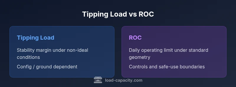 Comparison for tipping load vs ROC