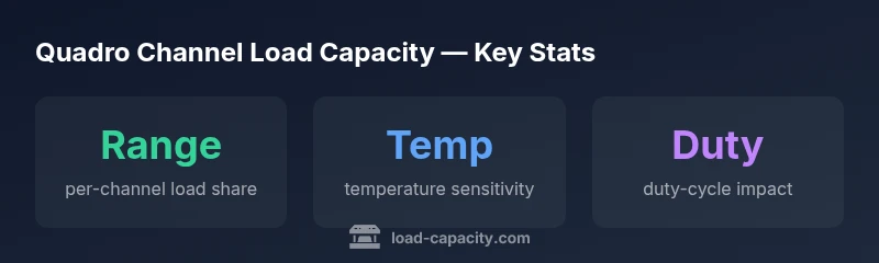 Infographic showing quadro channel load capacity factors