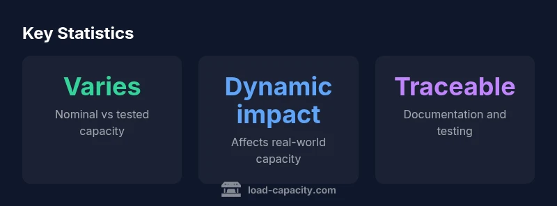 Stats infographic showing capacity variance, dynamic impact, documentation