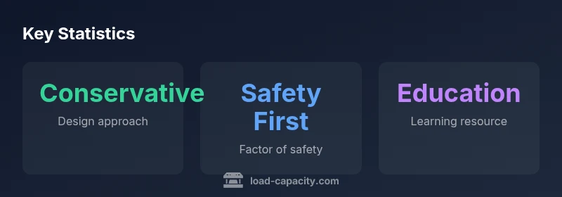 Infographic showing simplified principles of concrete load capacity