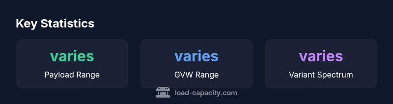 Infographic showing Tata 1512 payload and GVW ranges by variant