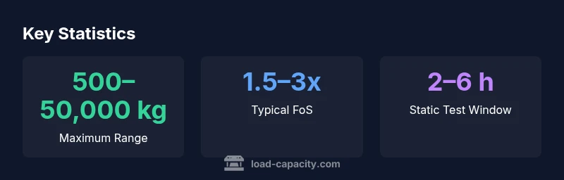 Key statistics on maximum load capacity across contexts