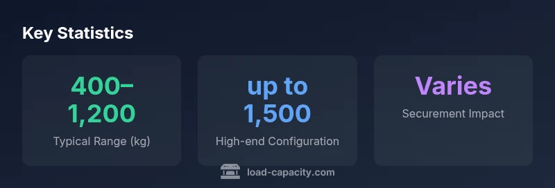 Infographic showing typical cargo capacity ranges by vehicle class