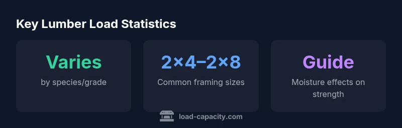 Infographic showing factors affecting lumber load capacity