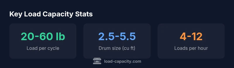 Stats on commercial washer load capacity