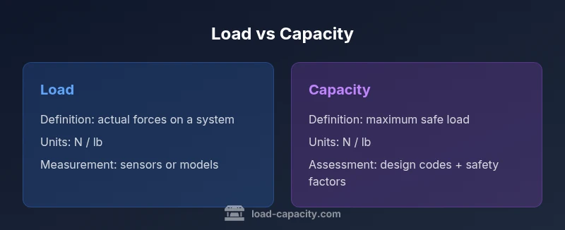Comparison of load vs capacity in engineering contexts