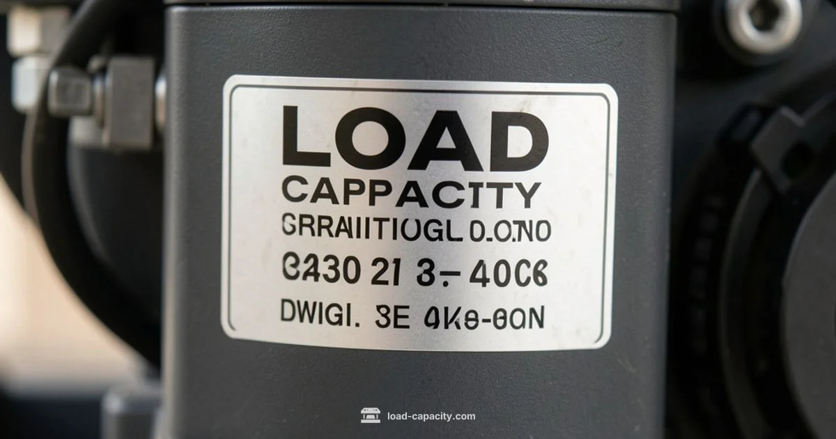 Load Capacity Label
