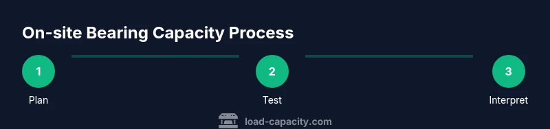 Process diagram for on-site soil bearing capacity testing