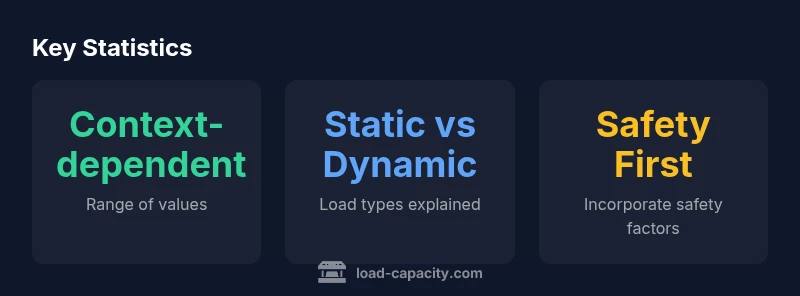 Statistical overview of carrying capacity facts