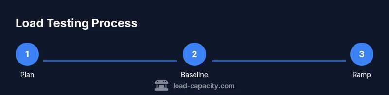 Tailwind infographic showing a 3-step load testing process